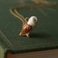 Barn owl necklace
