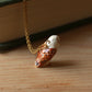 Barn owl necklace