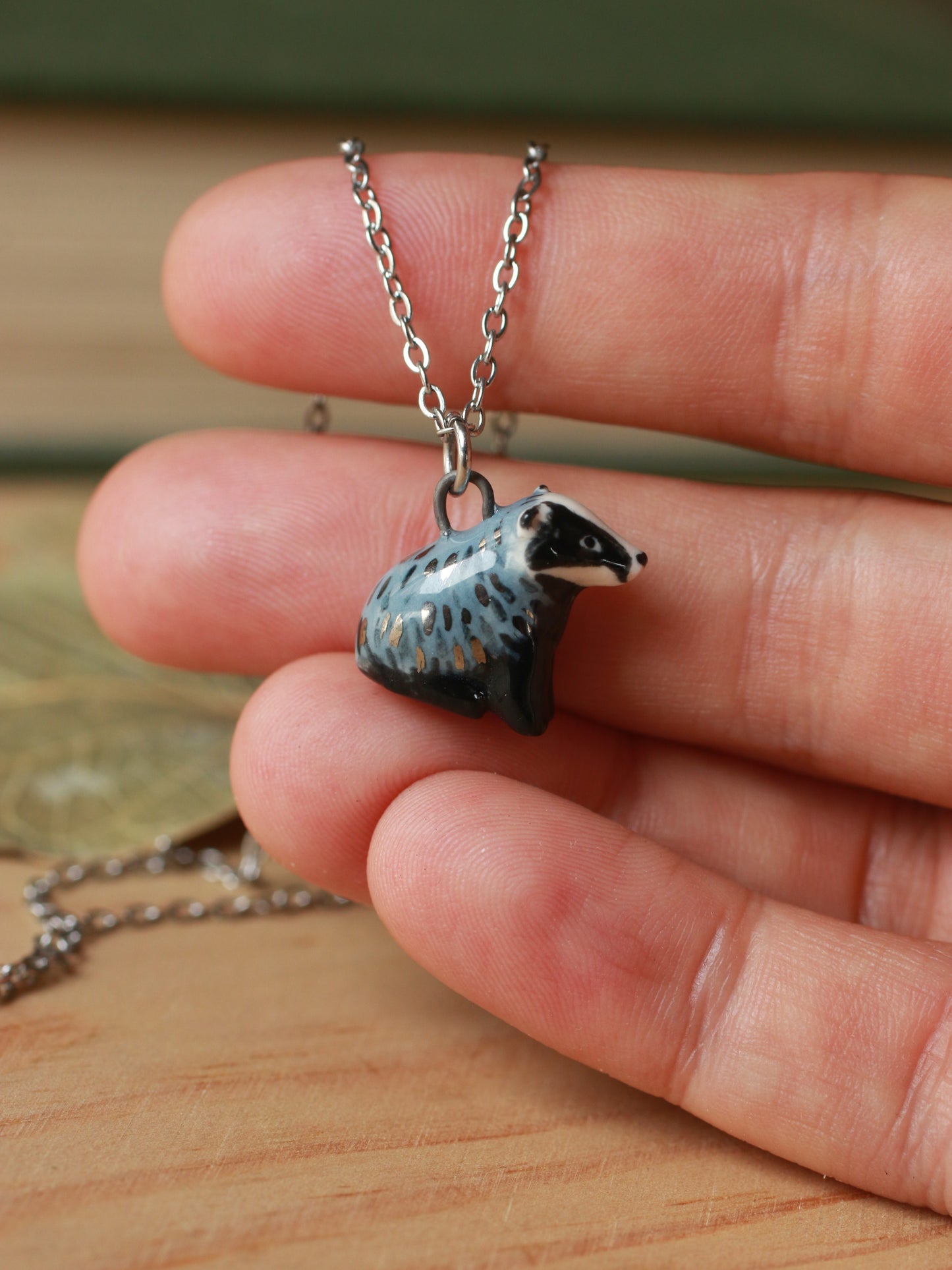 Badger necklace