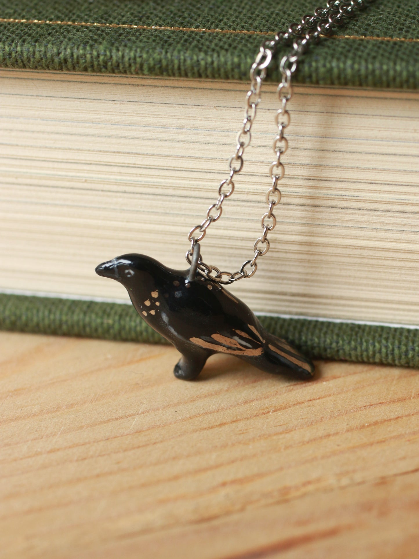 Crow necklace