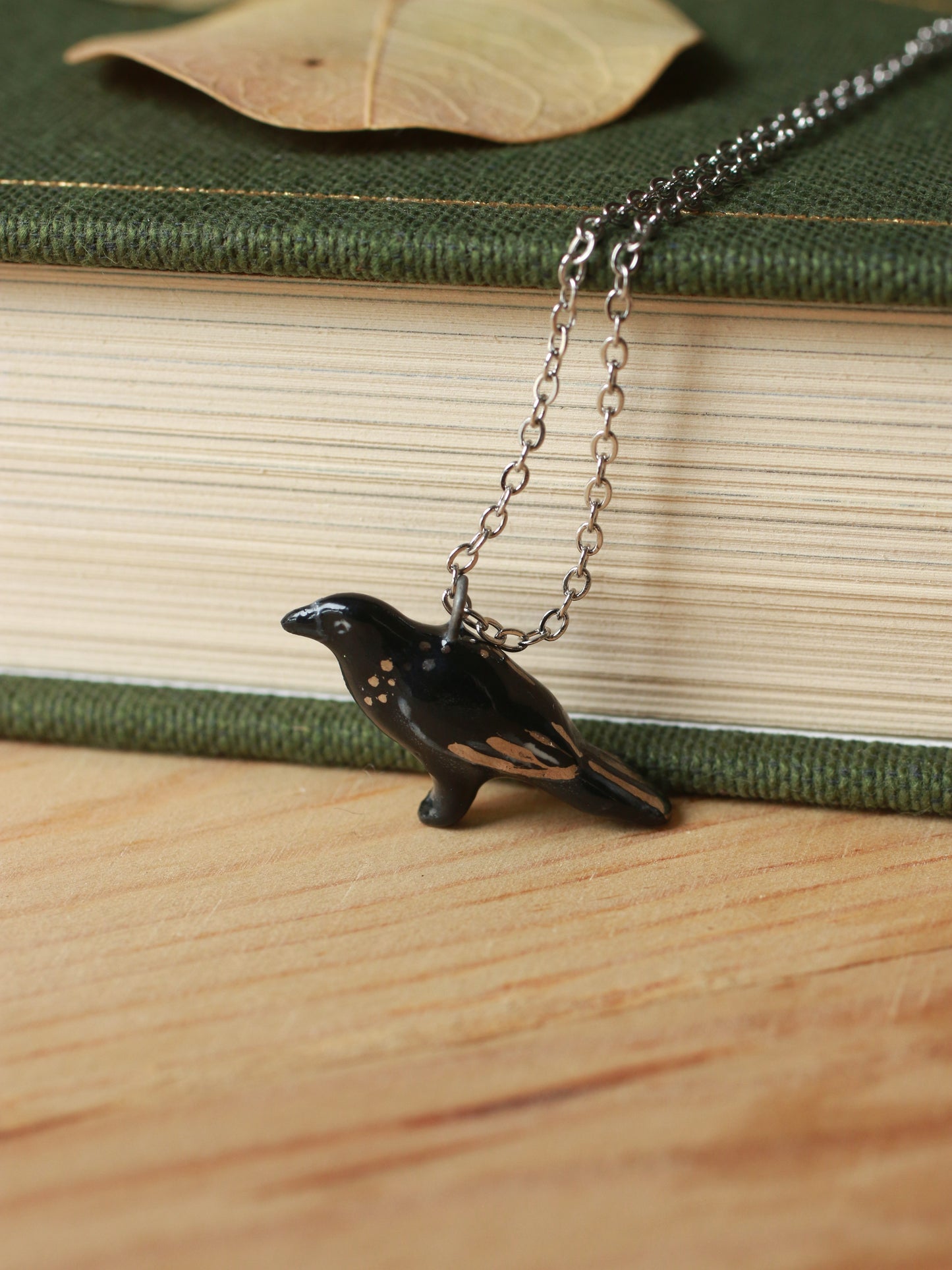 Crow necklace