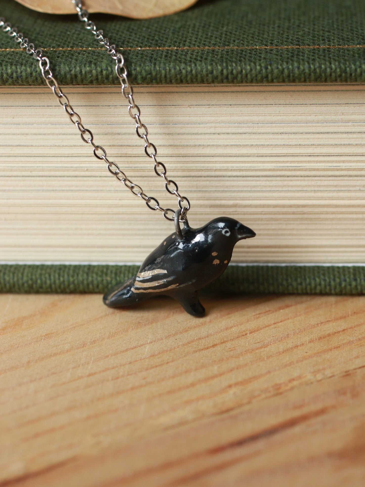 Crow necklace