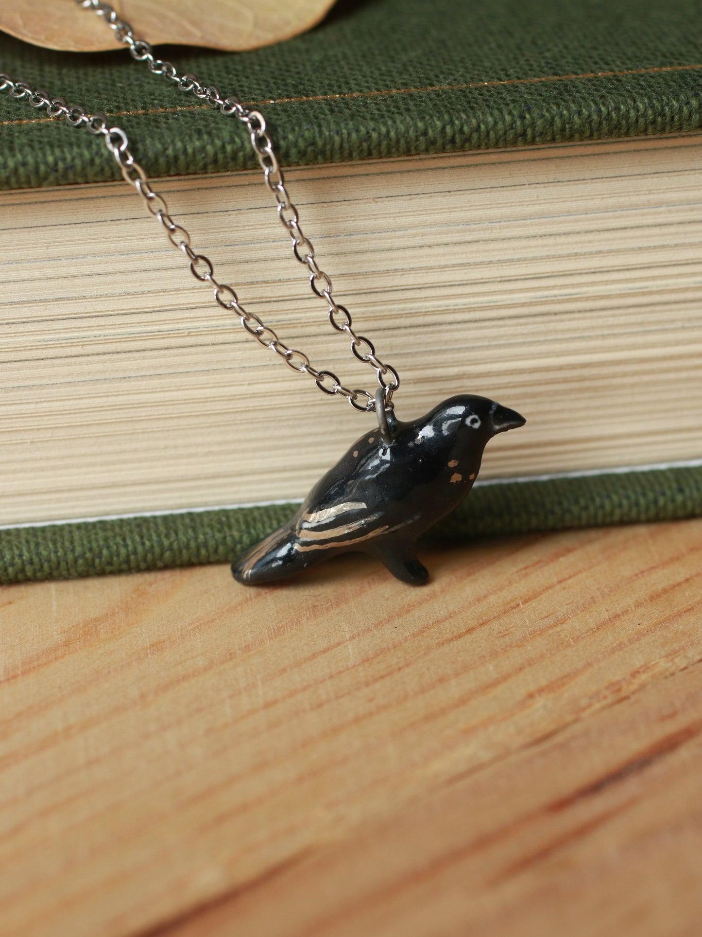 Crow necklace