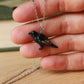 Crow necklace
