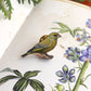 Greenfinch pin - wooden Greenfinch brooch