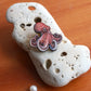 Octopus pin- wooden octopus brooch