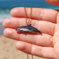 Wooden dolphin necklace
