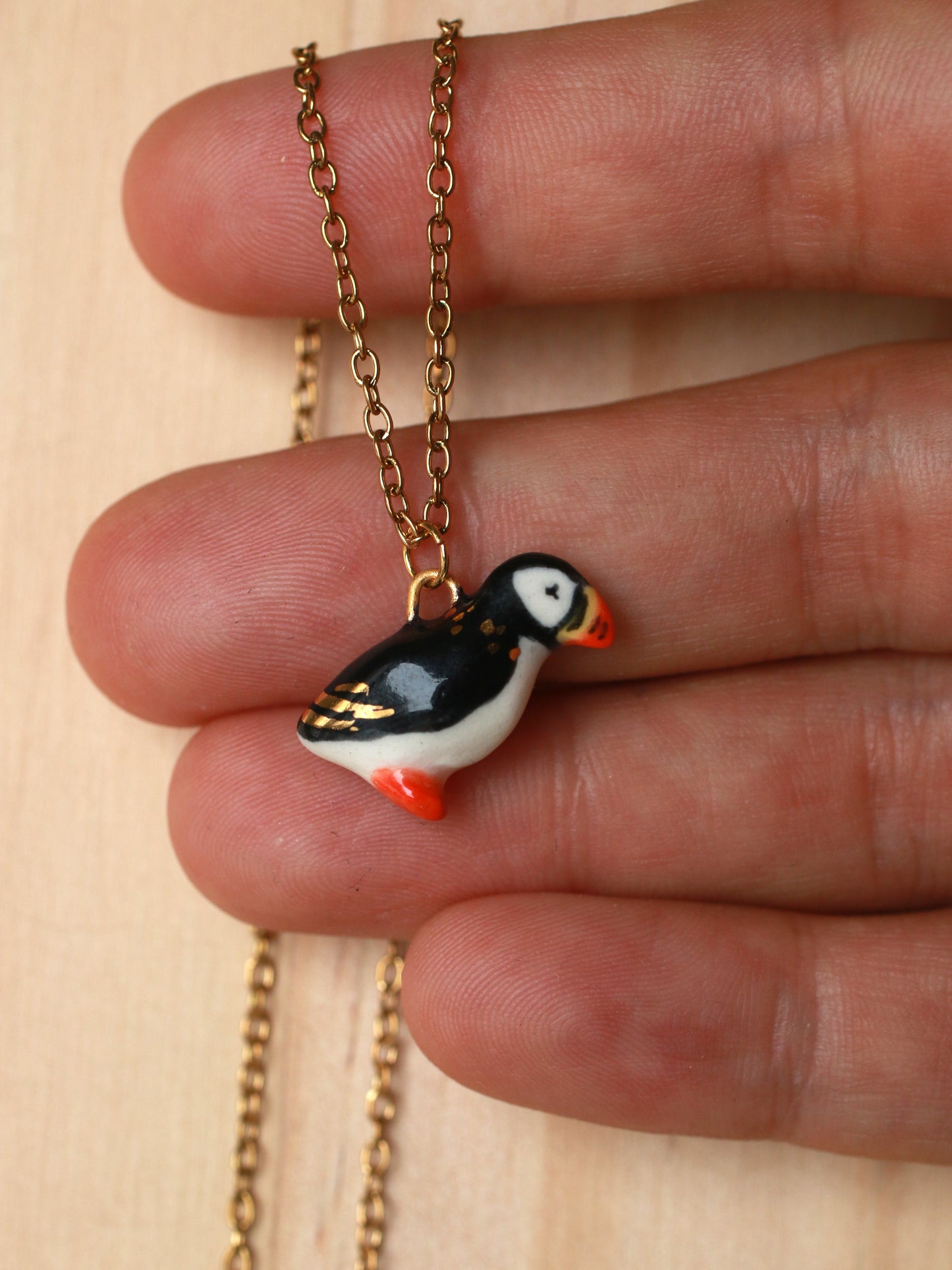 Puffin necklace