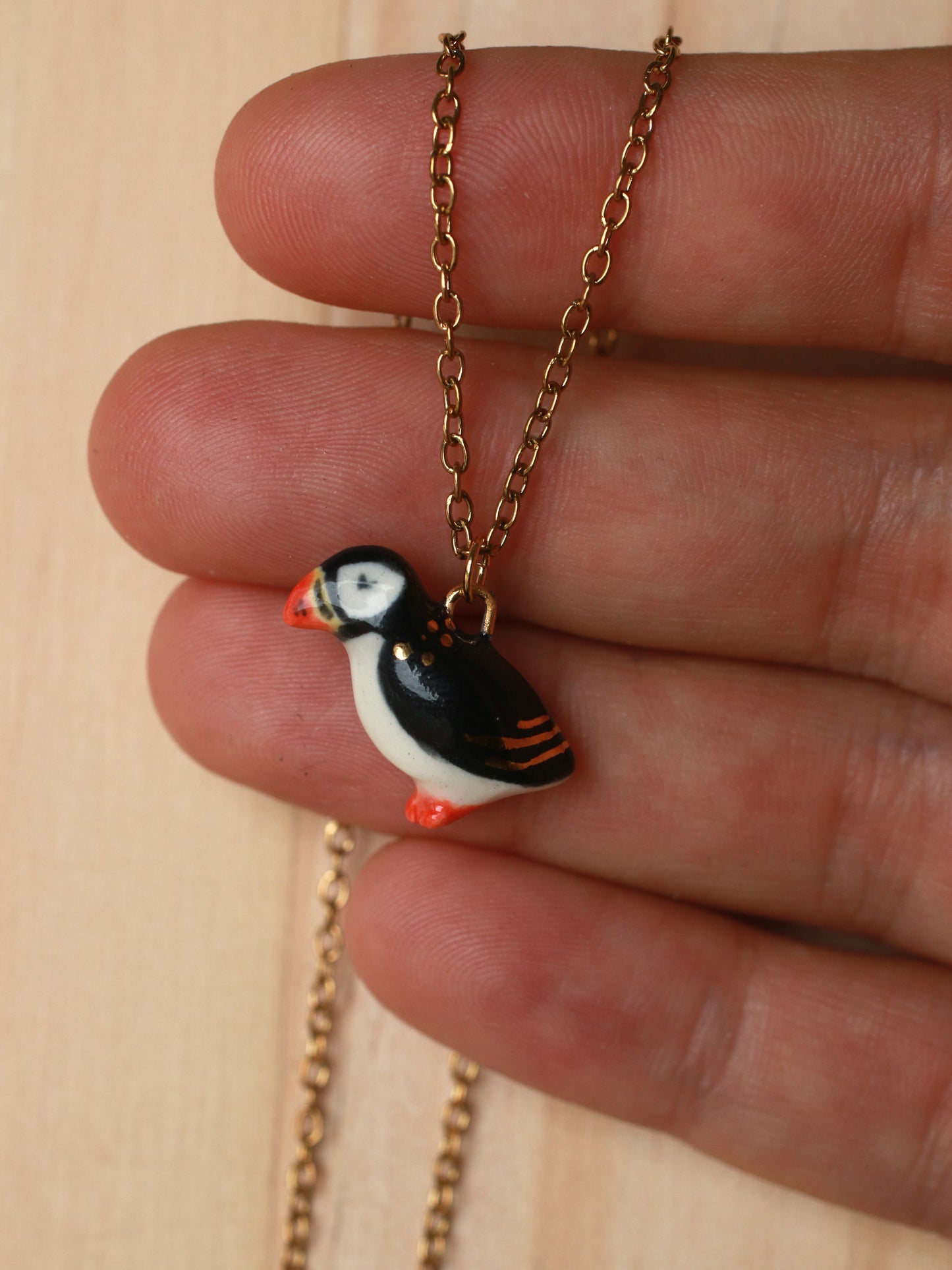 Puffin necklace