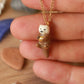 Sea Otter necklace - 22k gold details