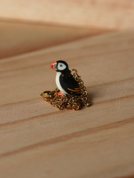 Puffin necklace