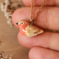 Robin necklace - 22k gold details