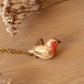 Robin necklace - 22k gold details