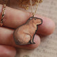 Capybara necklace