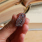 Tawny owl pin - wooden pin