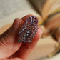 Tawny owl pin - wooden pin