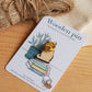Orange tabby cat pin