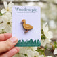Duck pin - wooden pin