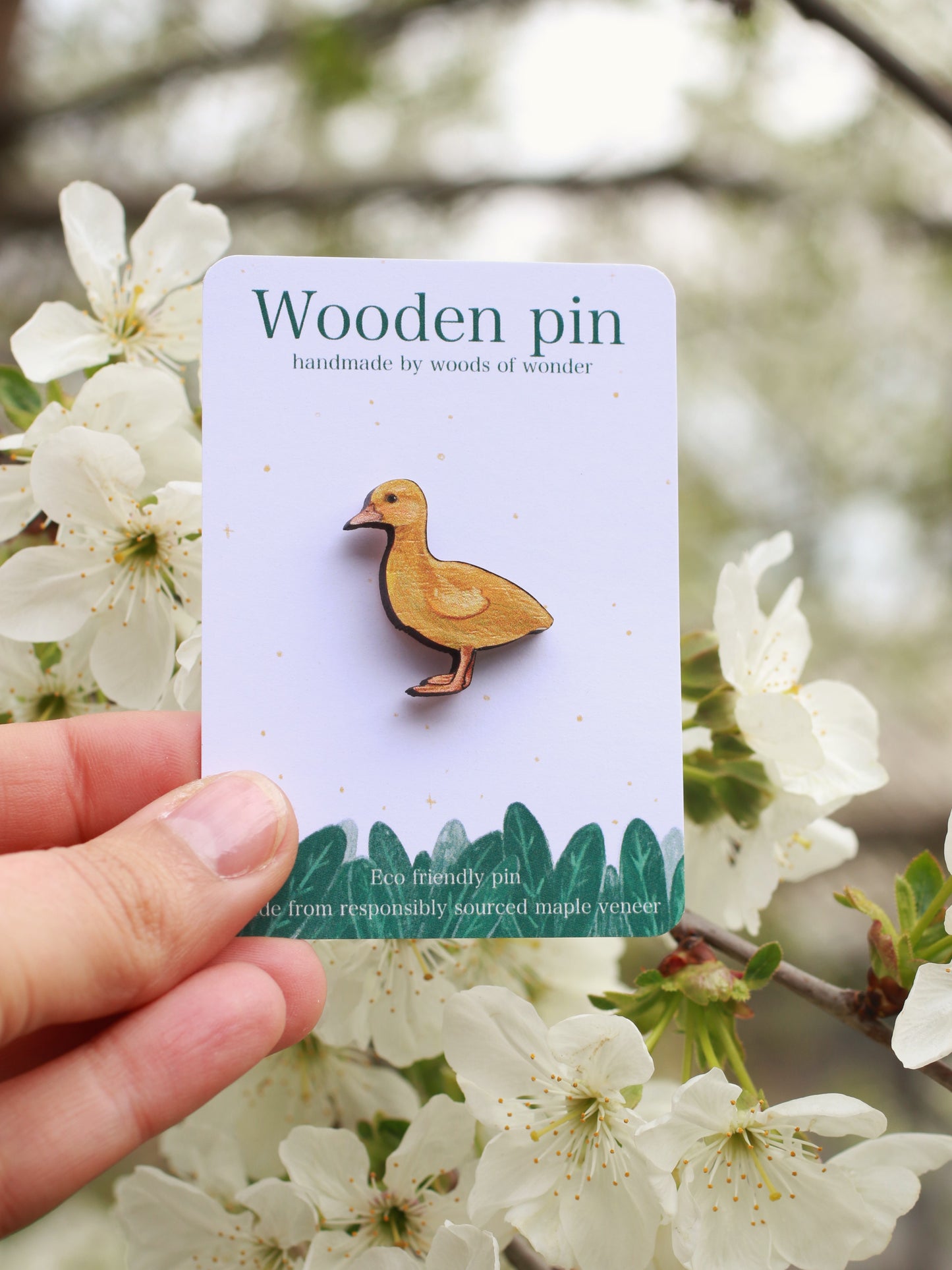 Duck pin - wooden pin