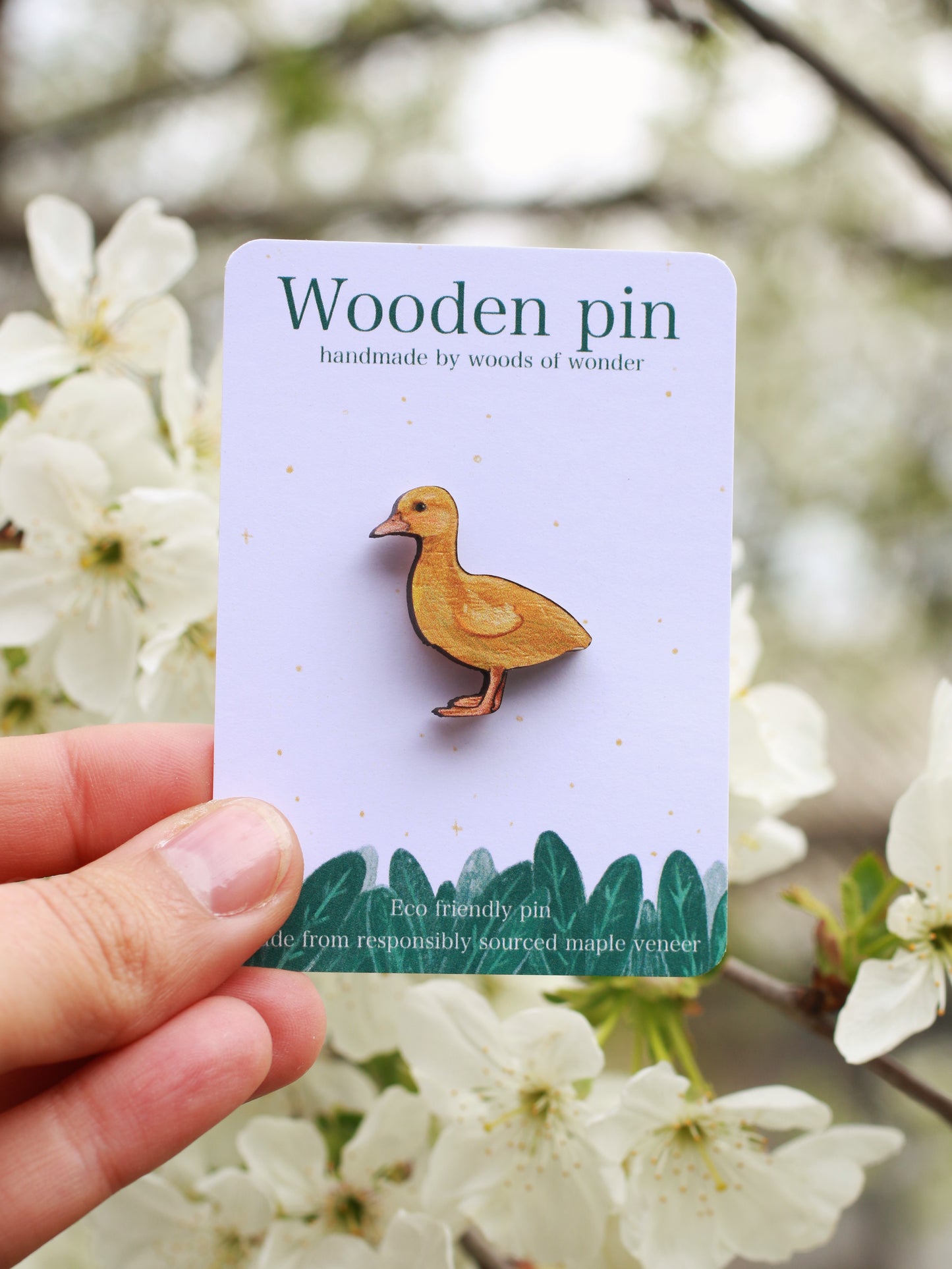 Duck pin - wooden pin