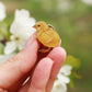 Chick pin - wooden chicken pin