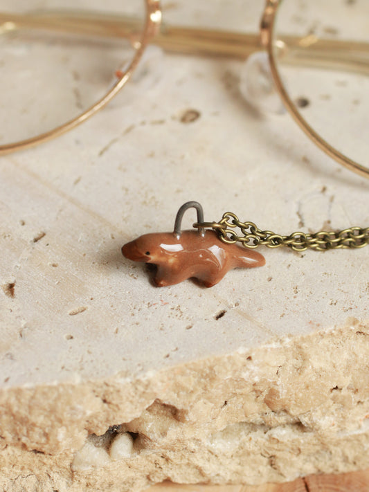 Ceramic Platypus necklace