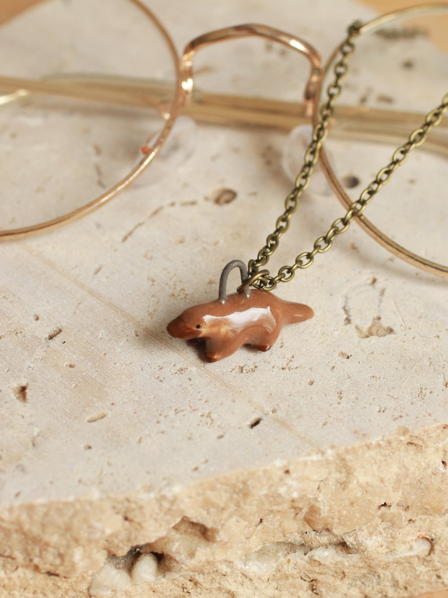 Ceramic Platypus necklace