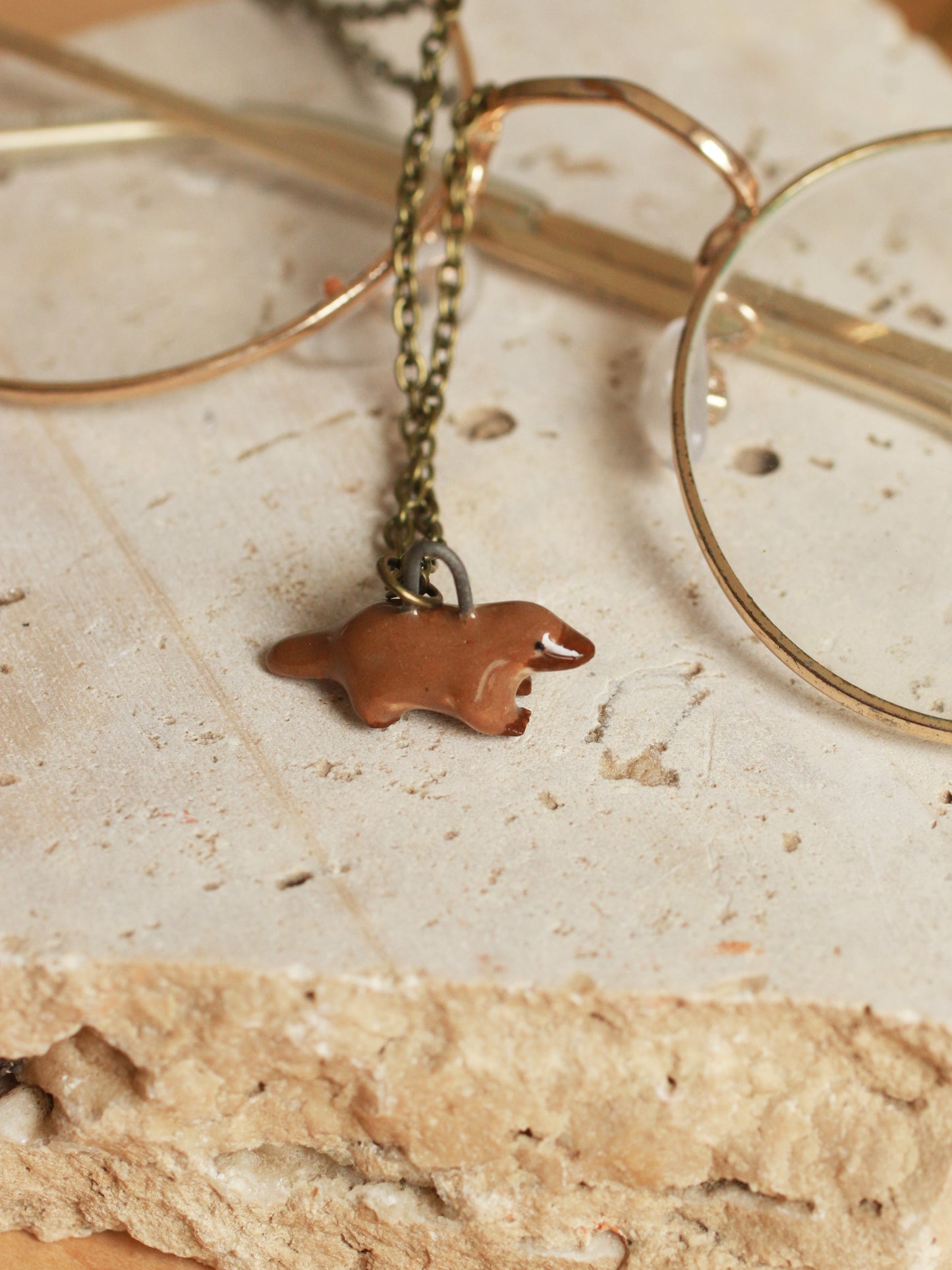 Ceramic Platypus necklace