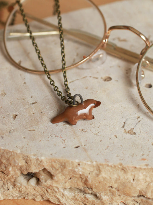 Ceramic Platypus necklace