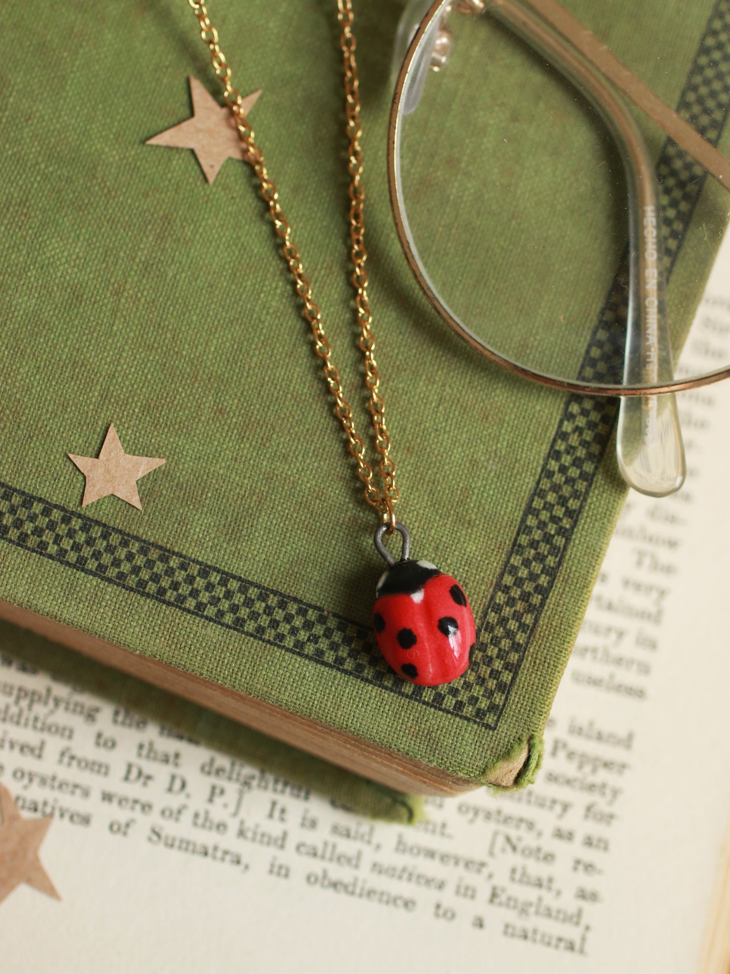 Ladybug necklace