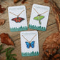 Monarch butterfly - wooden necklace