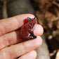 Fox cub - wooden necklace
