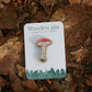 Mushroom wooden pin