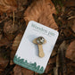 Mushroom wooden pin