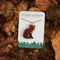 Fox cub - wooden necklace