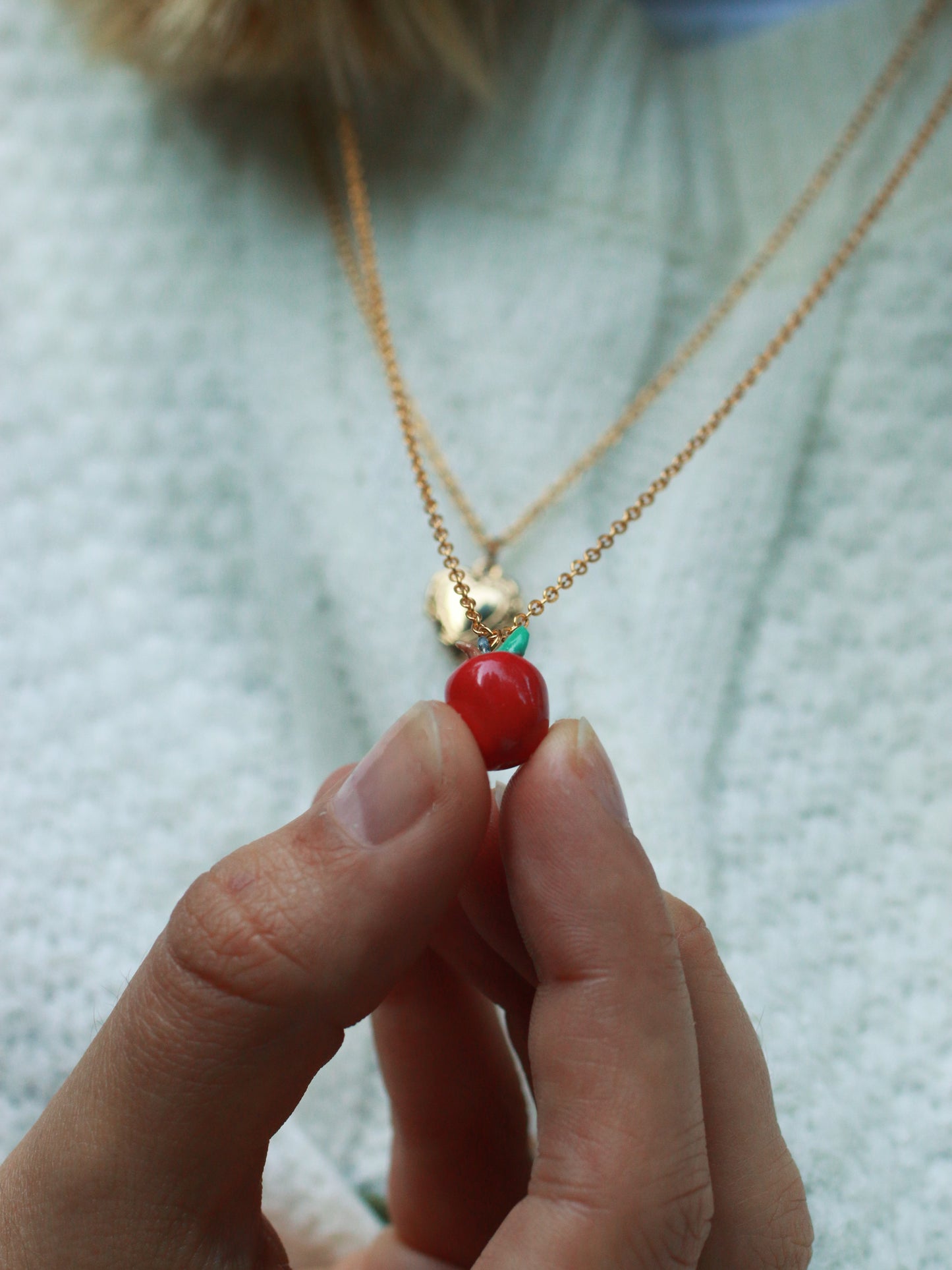 Apple necklace