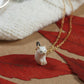 Ceramic Siamese cat necklace