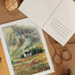 House in Glencoe - Scottish Highlands  - A6 art print - postcard
