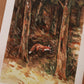 Fox in the forest - A5 art print