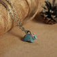 Mouse necklace - Ceramic pendant