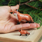 Fox family figurines - Fox mum and cub figures